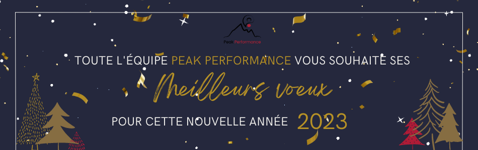 Meilleurs vœux pour cette année 2023 - Peak Performance - Pau